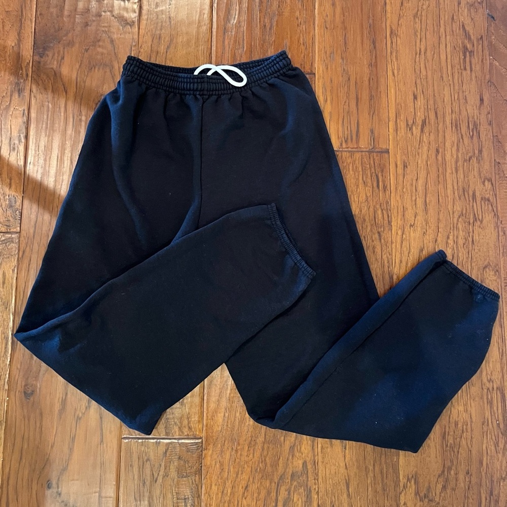 Hanes EcoSmart Black Sweatpants - Picture 4 of 8